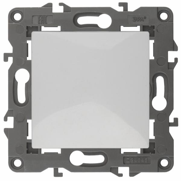 ЭРА  Elegance  Белый  Выключатель 10АХ-250В, IP20  14-1101-01