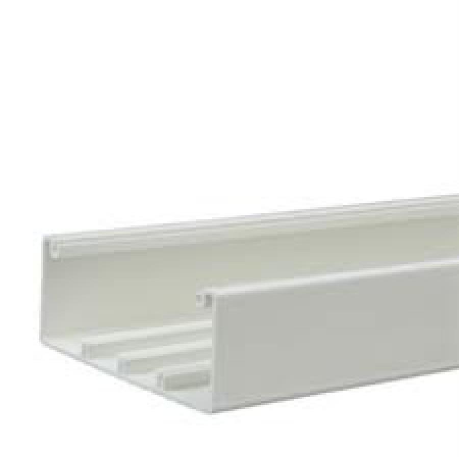 Кабель-канал  белый 150х60  без крышки  парапетный  CKK40-150-060-1-K01  IEK  Праймер