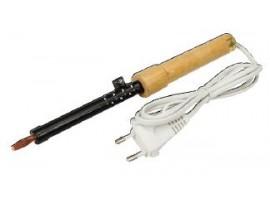 Электропаяльник REXANT 80Вт 220В ЭПСН ПД деревянная ручка  (12-0280) 12-0280