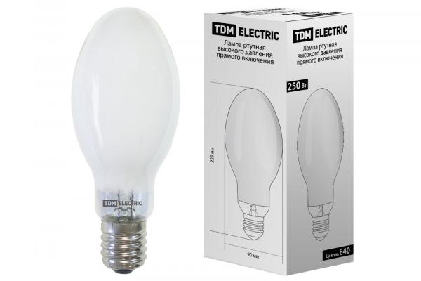 Ртутно-вольфрамовая лампа  TDM  250Вт  E40