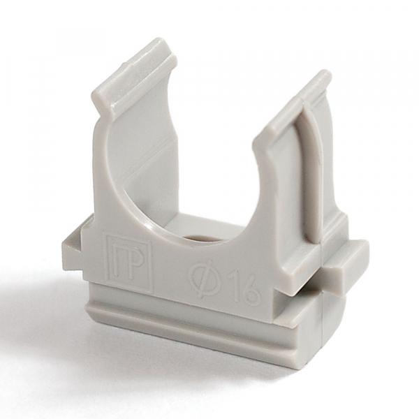 Крепеж-клипса универсальная 20мм серая полистирол (100шт/1500шт уп/кор) Промрукав