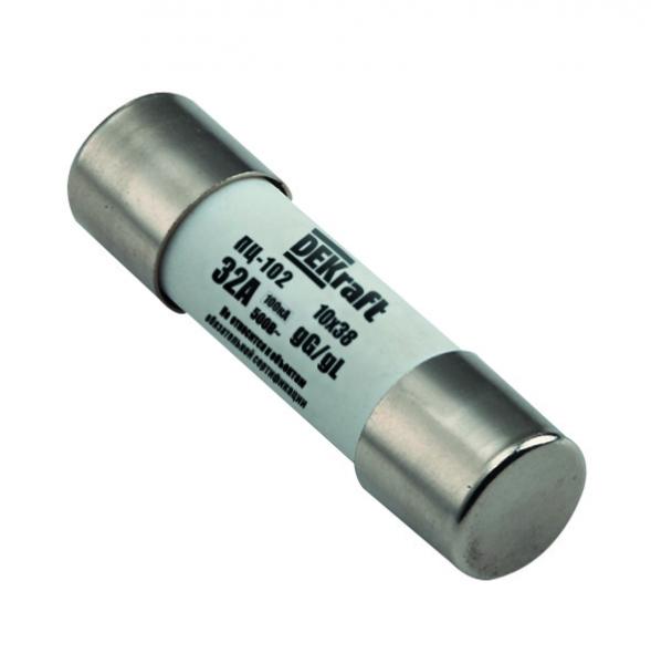 Предохранитель цилиндрический 4A 10x38 ПЦ-102 DEKraft 21361DEK